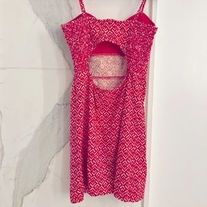 Free People cutout back slip dress small